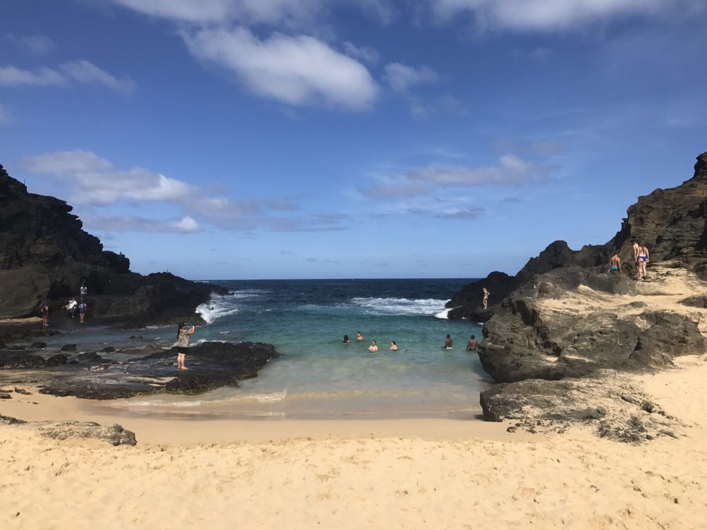 Discover secret beaches in Oahu like Eternity Beach with Ohana Circle Island Tour